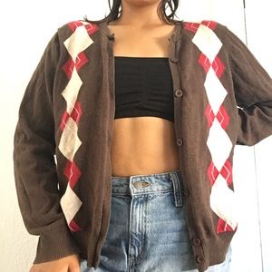 Vintage brown cardigan